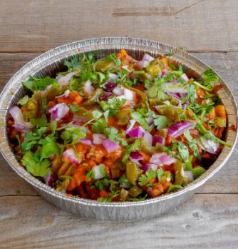 Order Butter Chicken Fries food online from Bombay Bites store, Morgan Hill on bringmethat.com