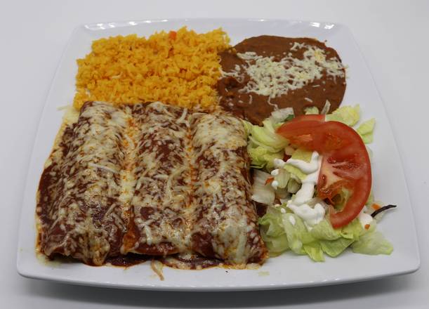 Order Red Enchiladas food online from Tequila Taqueria store, Livermore on bringmethat.com