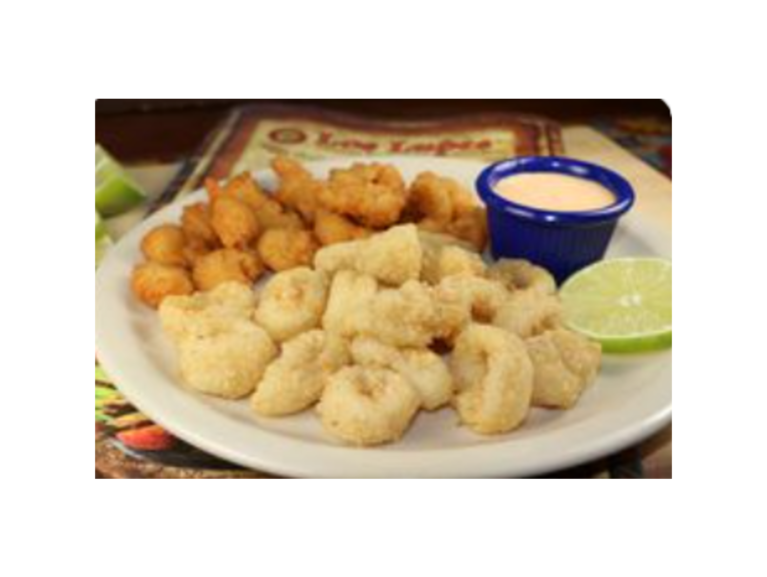 Order Calamari and Shrimp with Chipotle Lime food online from Los Lupes store, Addison on bringmethat.com