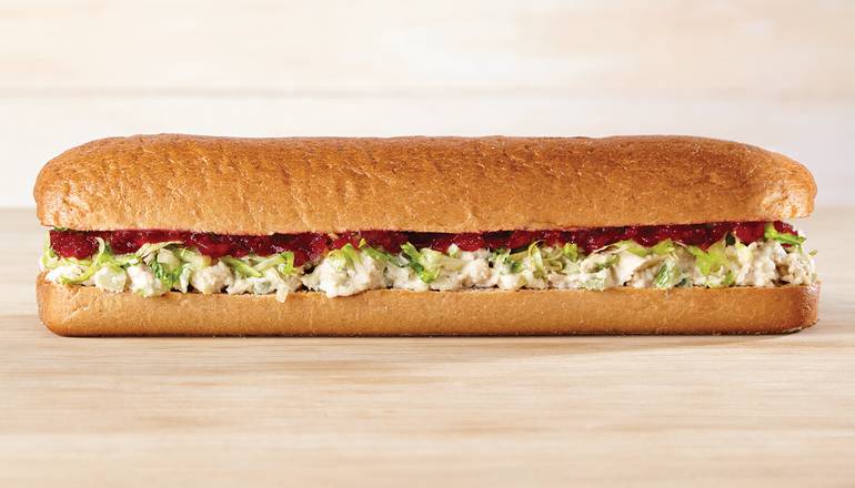 Order 12" Chicken Salad with Cranberry Relish (1072cal) food online from Quickchek store, Hackettstown on bringmethat.com