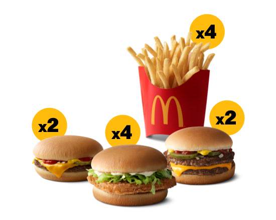 Order Combo Pack food online from Mcdonald's store, Columbia on bringmethat.com