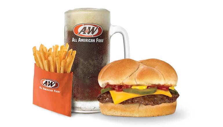Order Cheeseburger Combo food online from A&W Restaurant store, Mount Pleasant on bringmethat.com