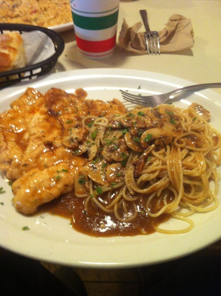 Order Chicken Marsala Lunch - Entree food online from Lover's Pizza & Pasta store, Dallas on bringmethat.com