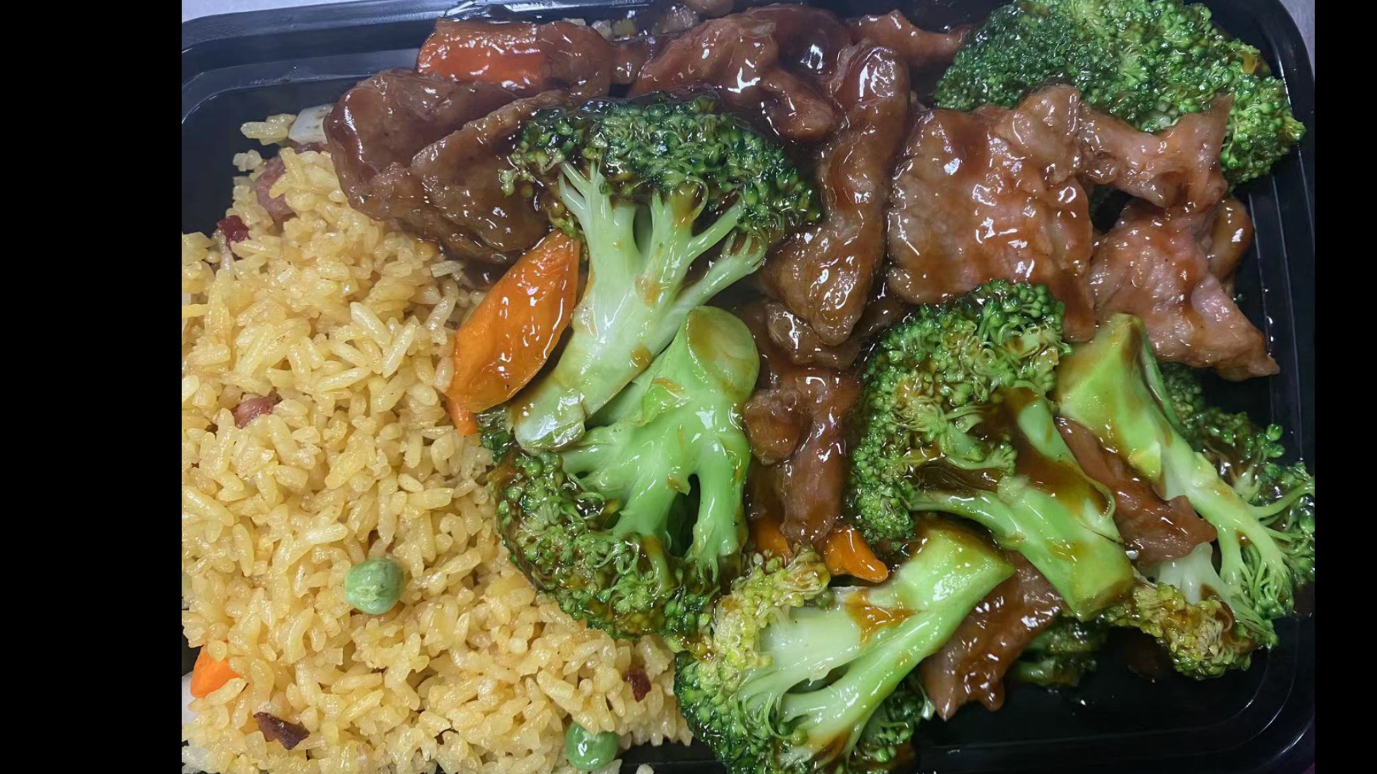 Order  C6. Beef with  Broccoli Combo Platter food online from China King store, King Of Prussia on bringmethat.com