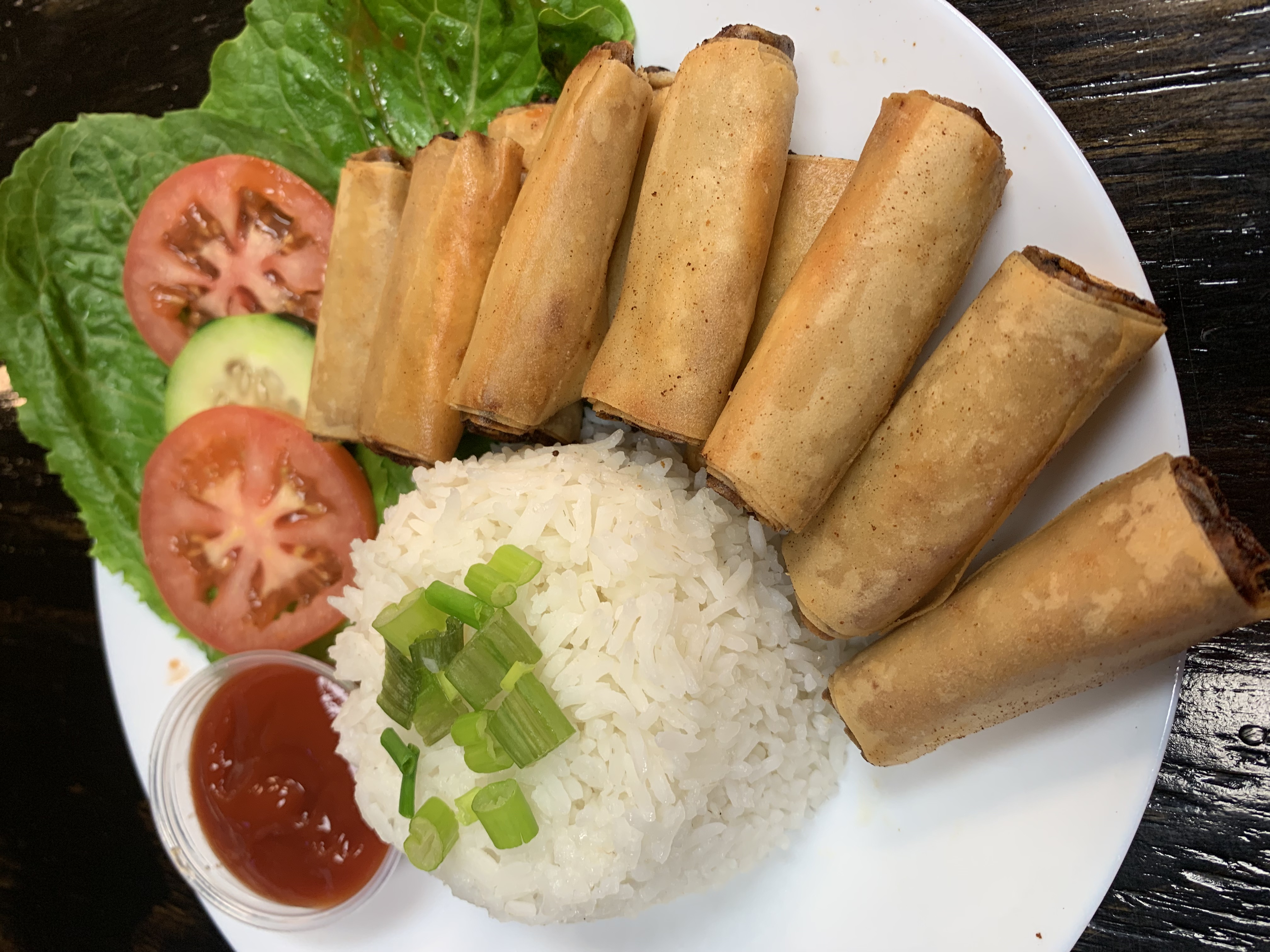 Order VI. 10 Pieces Lumpia Shanghai food online from to Go Cafe store, Houston on bringmethat.com