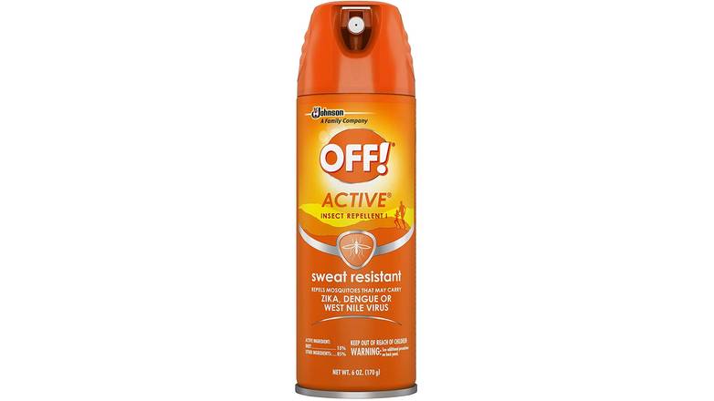Order OFF Active Insect Repellent, Sweat Resistant 6 Oz food online from Valero Food Mart store, Murrayville on bringmethat.com