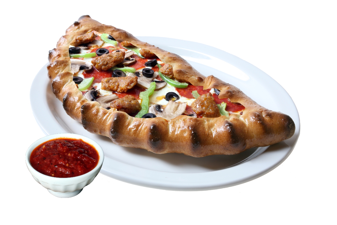 Order Deluxe Calzone food online from Big Mama's and Papa's Pizzeria store, Granada Hills on bringmethat.com