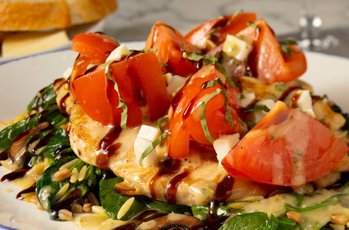 Order Chicken Caprese food online from Brio Tuscan Grille store, Cherry Hill on bringmethat.com