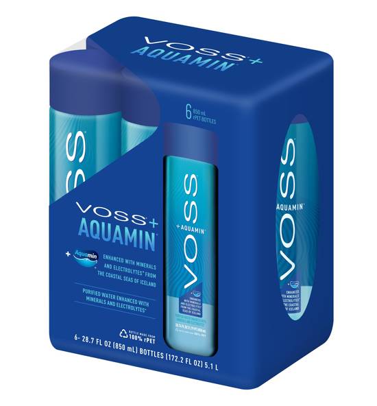 Order VOSS Plus Enhanced Water with Aquamin, 28.7 fl oz, Pack of 6 food online from Cvs store, FALLS CHURCH on bringmethat.com