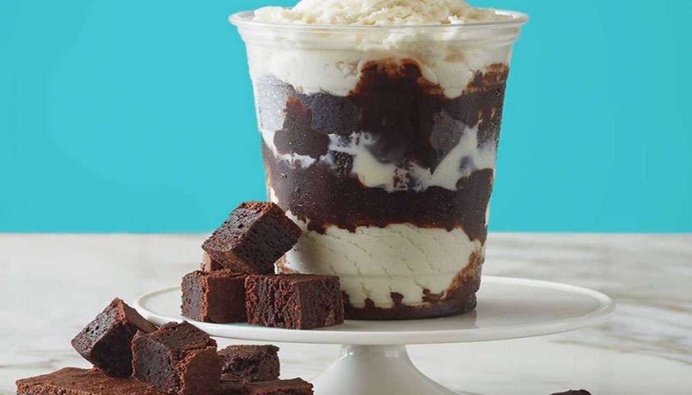 Order Fudge Brownie Delight Sundae food online from Marble Slab Creamery store, Mcdonough on bringmethat.com