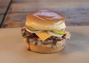 Order Chicken & Cheese Classic Sandwich food online from Dickey's Barbecue Pit store, Whittier on bringmethat.com