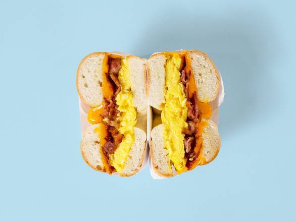 Order Bacon Egg and Cheese Bagel food online from Brekkie Bagels store, Chicago on bringmethat.com