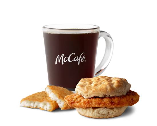 Order McChicken Biscuit Meal food online from Mcdonald'S® store, Santa Ana on bringmethat.com