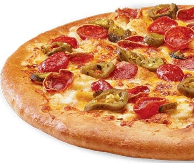 Order Pepperoni Jalapeno Popper Pizza - Small 9'' (4 Slices) food online from Toppers Pizza store, Fond Du Lac on bringmethat.com