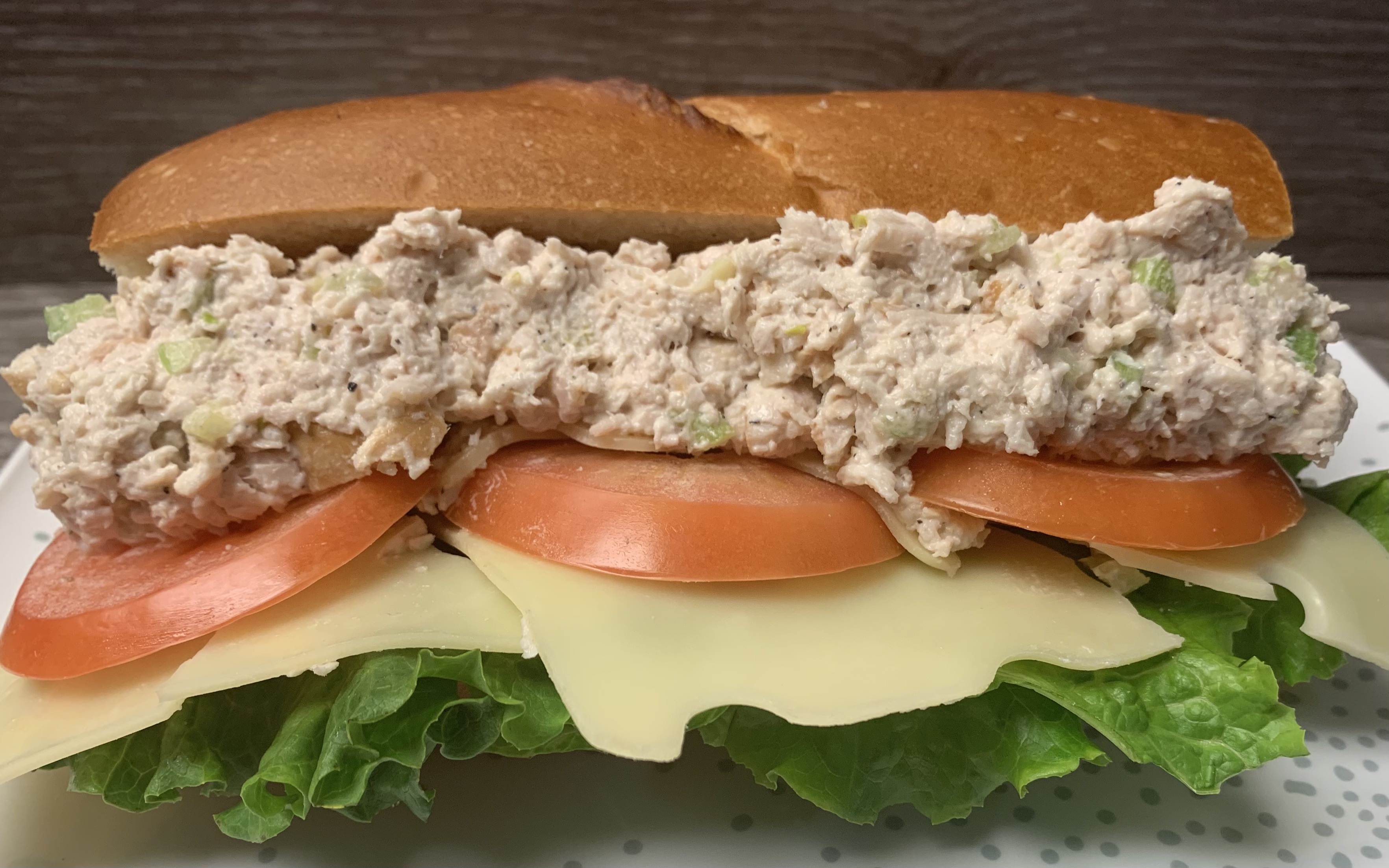 Order Chicken Salad Sandwich food online from Fountain Cafe store, Oakland on bringmethat.com