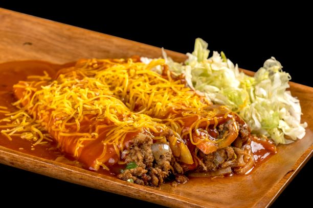 Order Two Beef Enchiladas food online from Filiberto Mexican Food store, Mesa on bringmethat.com