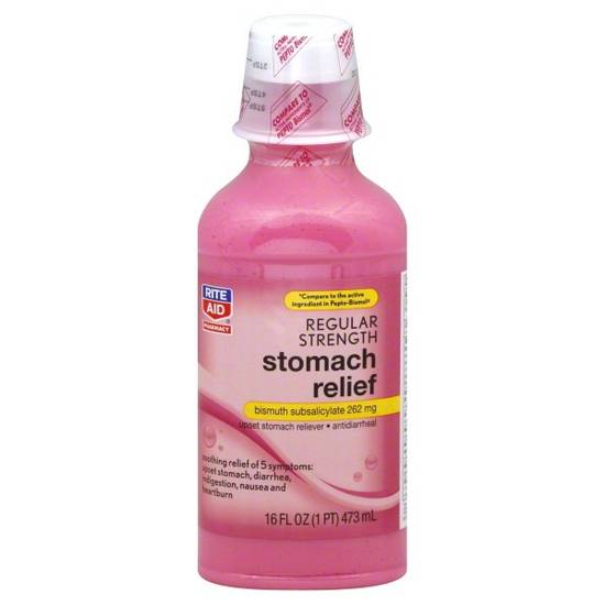 Order Rite Aid Pharmacy Stomach Relief 262 mg Regular Strength (16 oz) food online from Rite Aid store, Wilmington on bringmethat.com