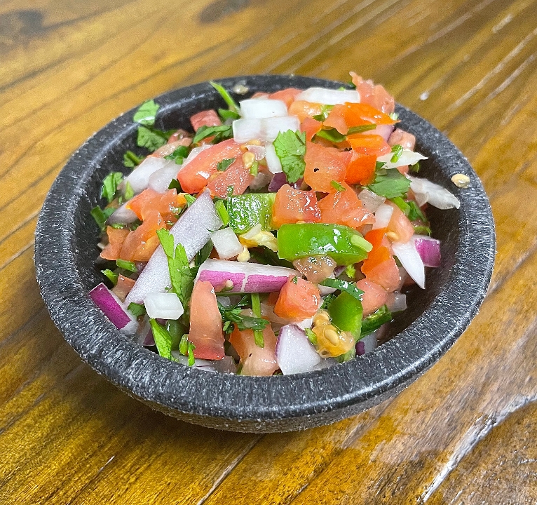 Order 4oz Pico de Gallo food online from Totopo Mexican Kitchen And Bar store, Pittsburgh on bringmethat.com