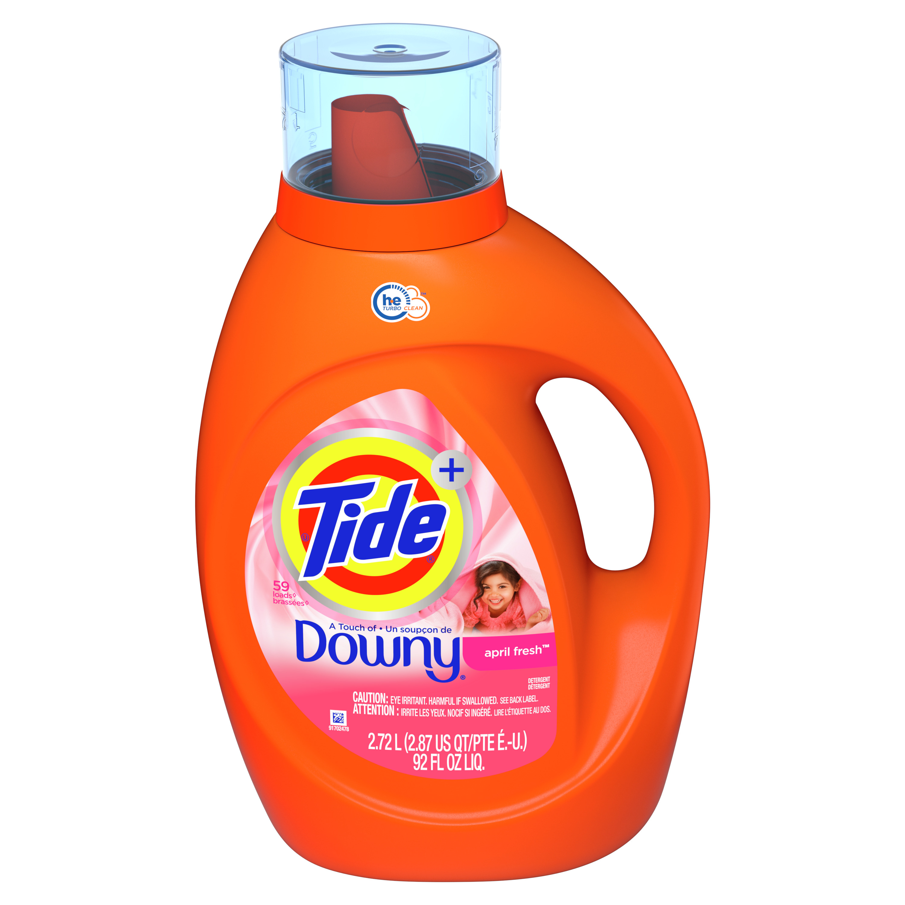 Order Tide Liquid Laundry Detergent with a Touch of Downy - April Fresh, 59 loads, 92 fl oz food online from Rite Aid store, Aston on bringmethat.com