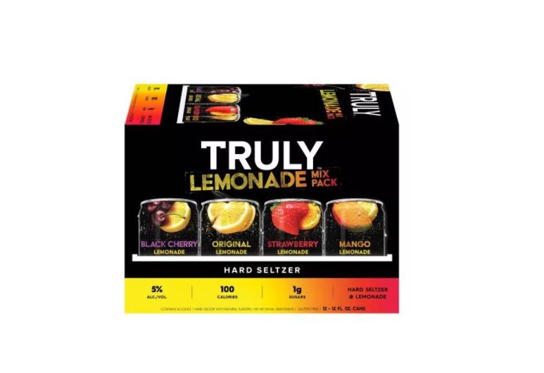 Order Truly Hard Seltzer Lemonade Variety food online from Forest Park Liquors store, Forest Park on bringmethat.com