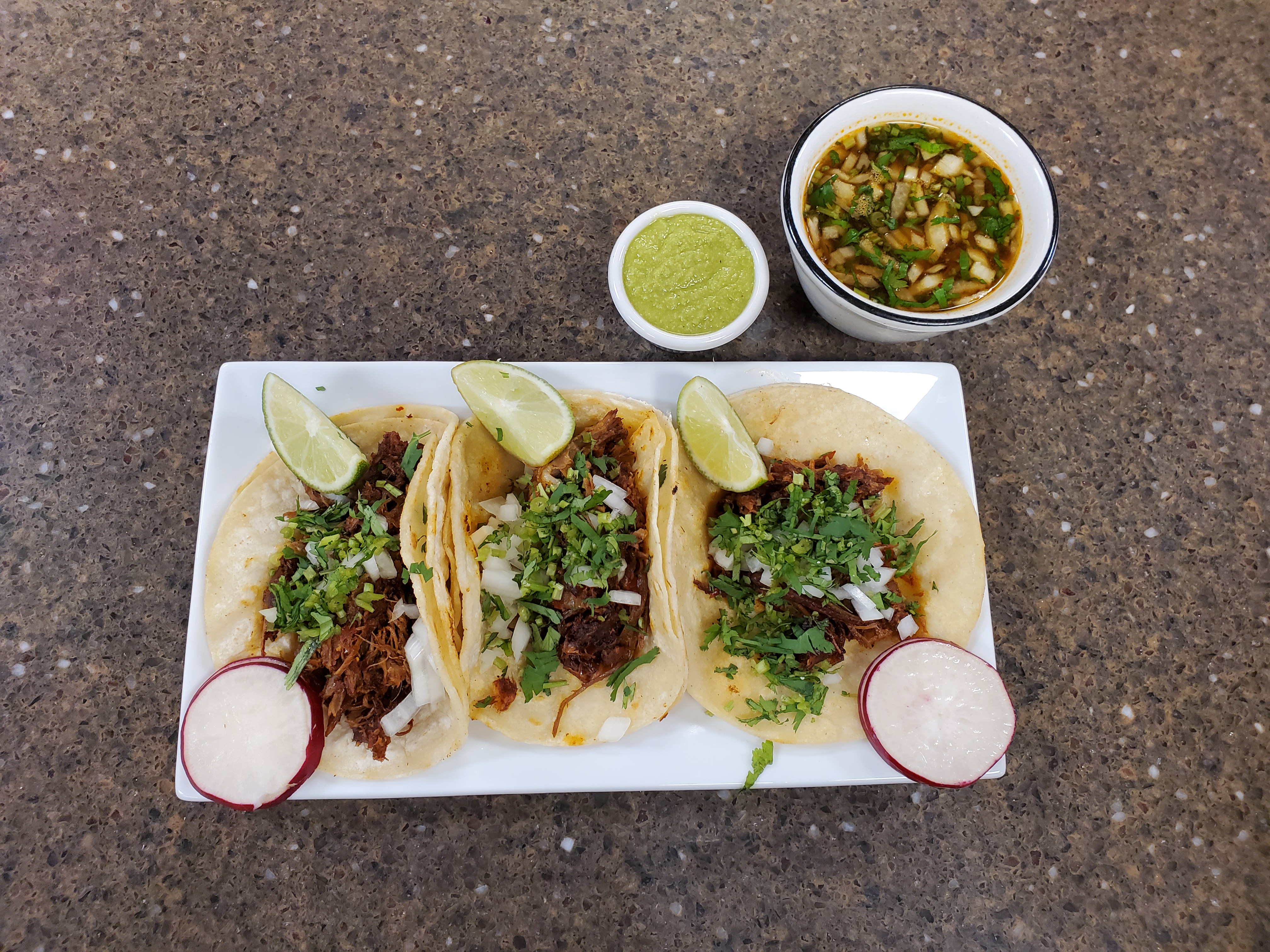 Order Birria Tacos food online from The Avocado Mexican Grill store, Runnemede on bringmethat.com
