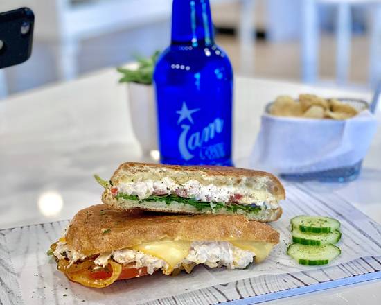 Order Chicken Salad Panini food online from Cafe I Am store, Sandy Springs on bringmethat.com