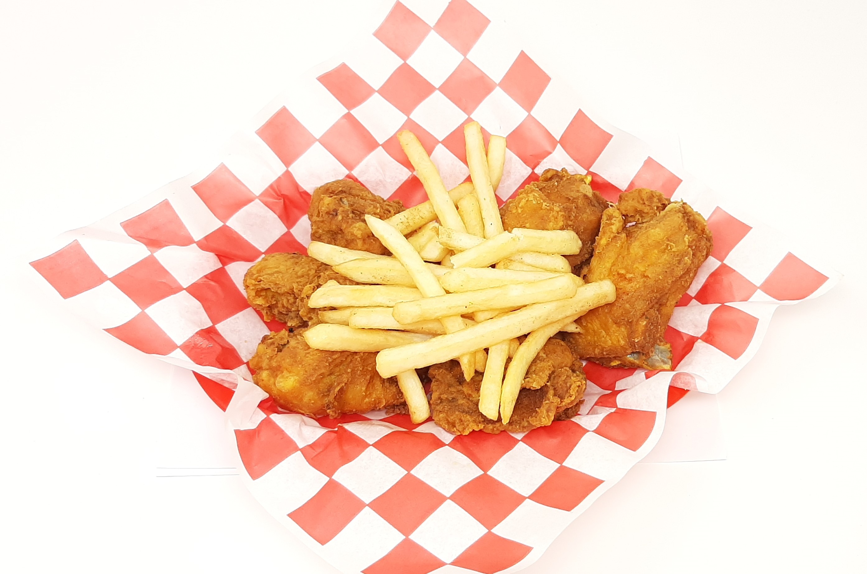 Order Fried Chicken Bucket and Fries food online from Aladdin Food Express store, Fort Wayne on bringmethat.com