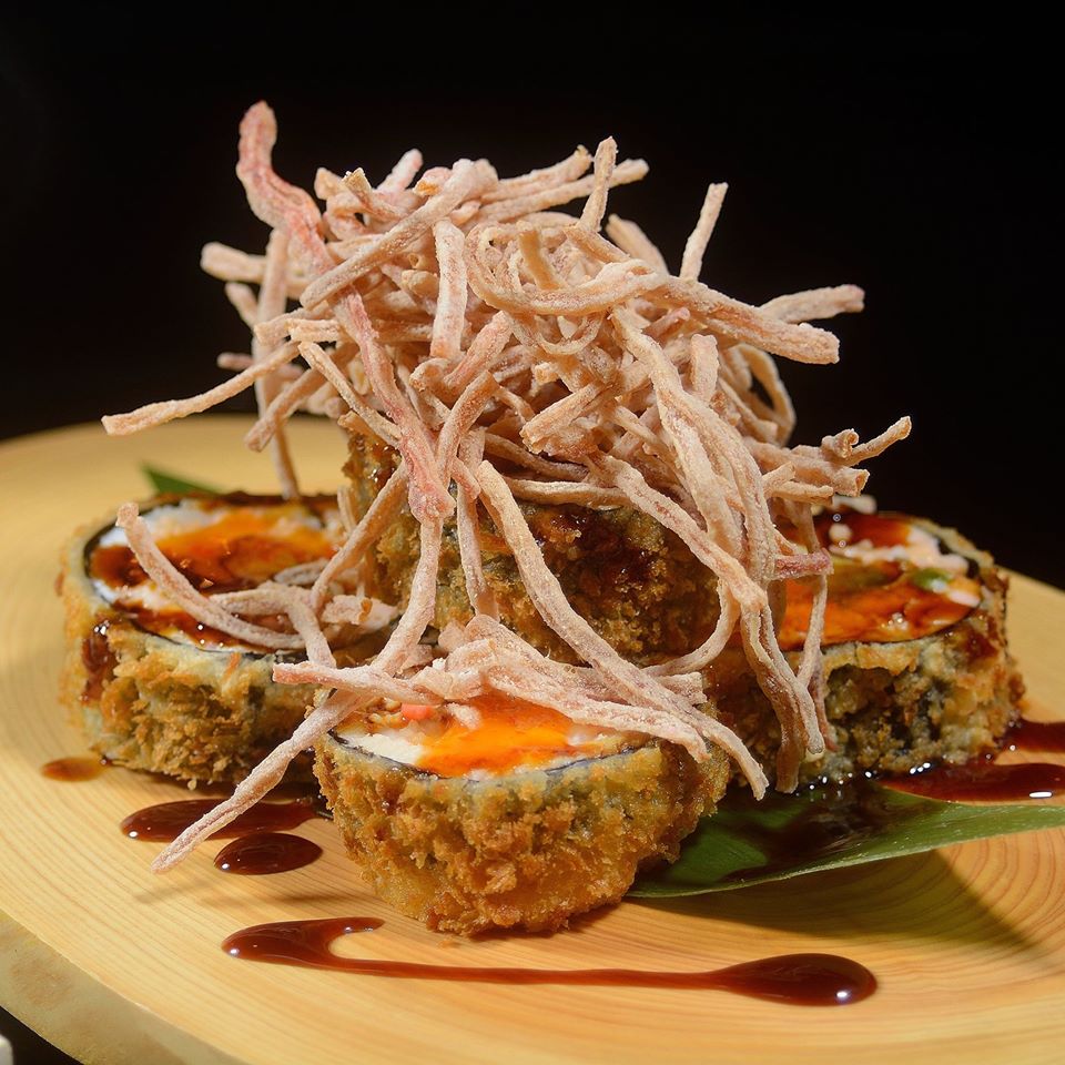 Order Fire Cracker Roll food online from Fuji Sushi store, Biloxi on bringmethat.com