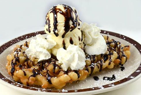 Order Belgian Waffle a la Mode food online from Janik's Cafe store, Chicago on bringmethat.com