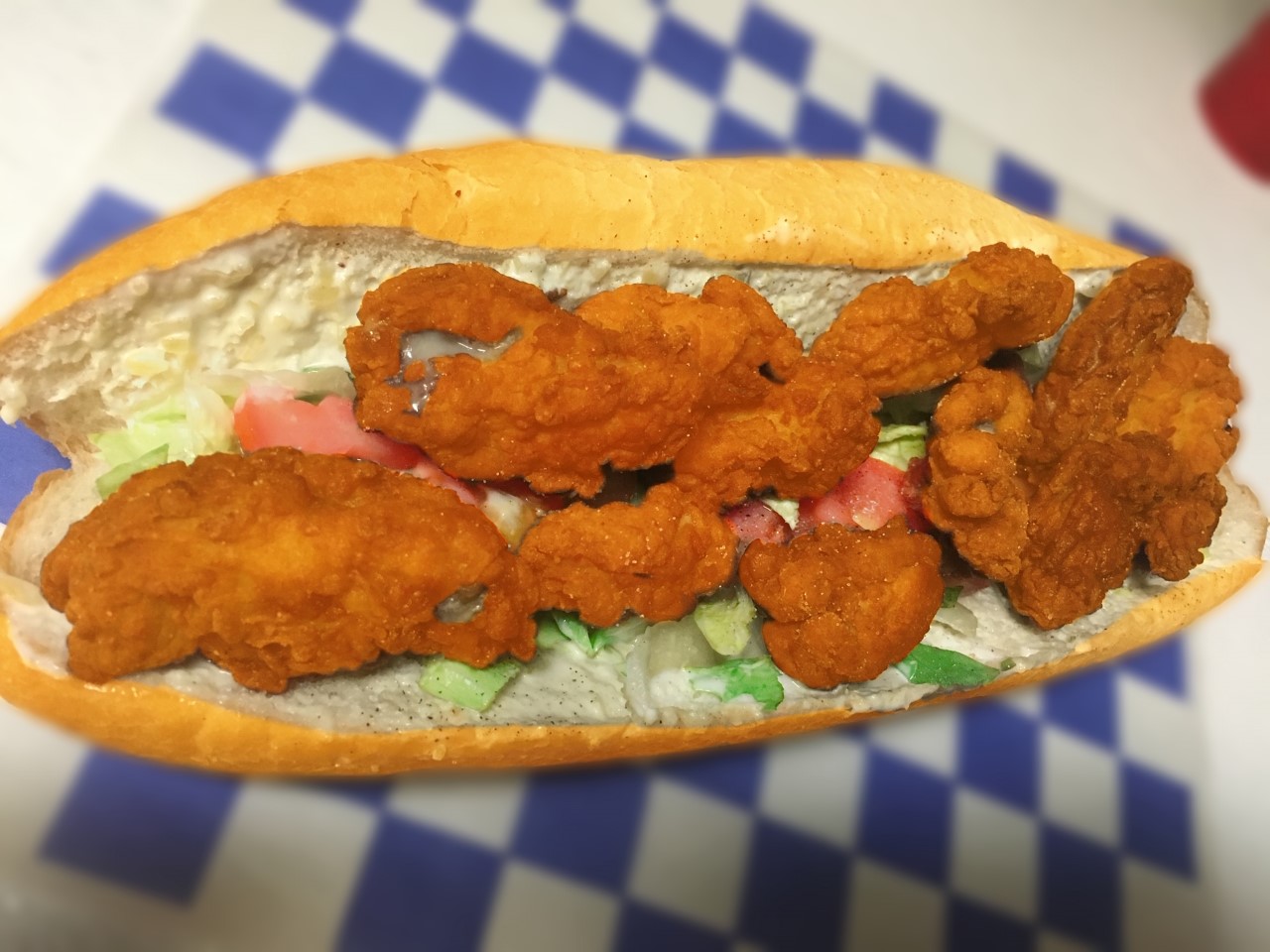 Order Oyster Po-Boy food online from Village Pizza & Seafood store, Santa Fe on bringmethat.com