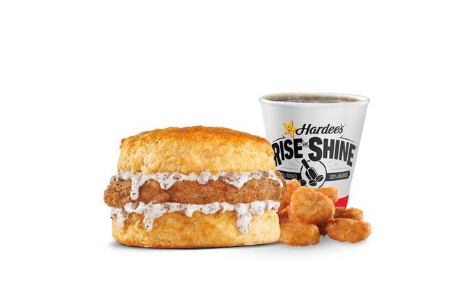Order Pork Chop 'N' Gravy Biscuit Combo food online from Hardee's store, Walhalla on bringmethat.com