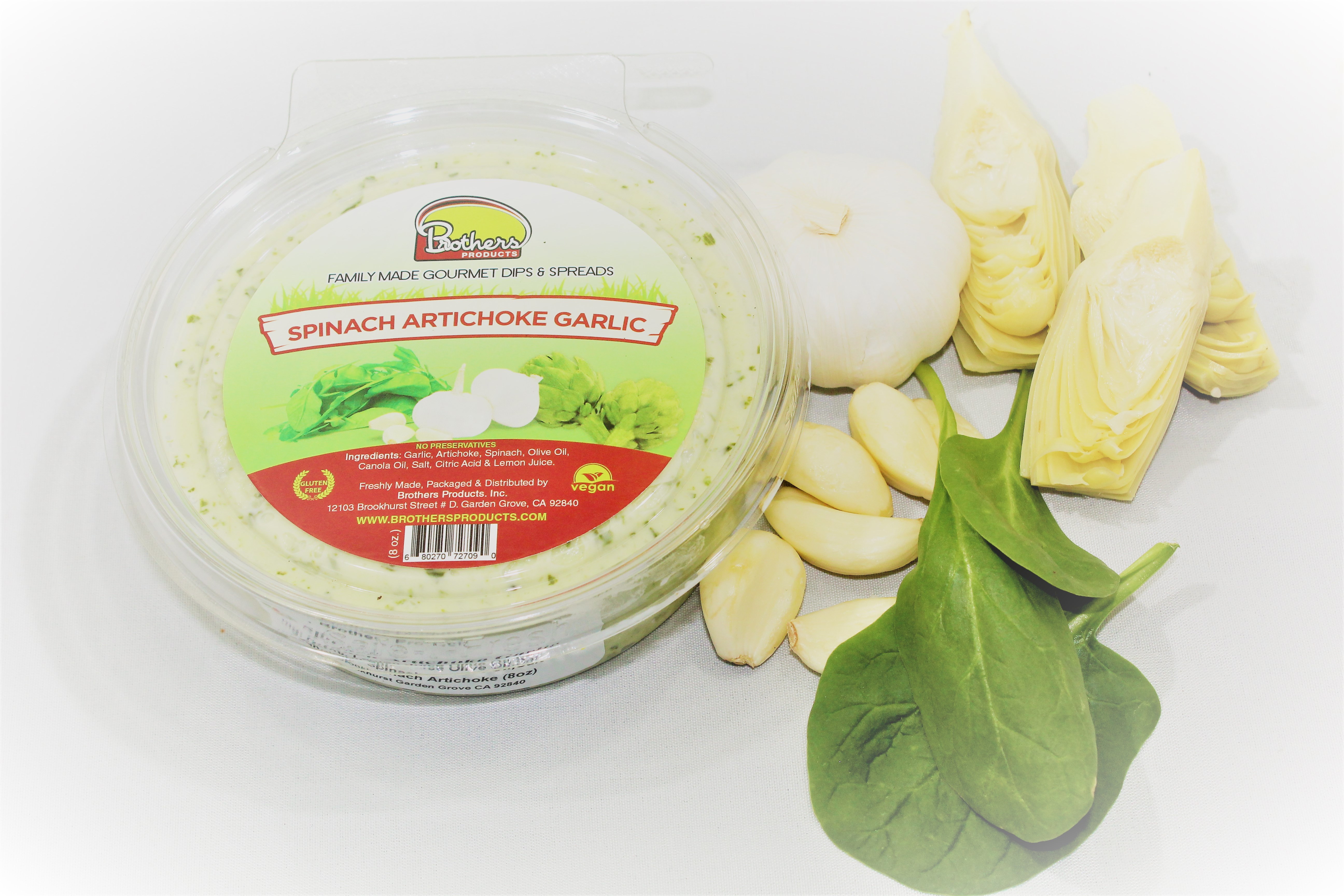Order Spinach Artichoke Garlic  food online from Brothers Juicery store, Garden Grove on bringmethat.com