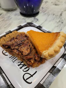 Order Southern Pecan Pie food online from Nauling Texas Bbq & Soul Food store, Topeka on bringmethat.com