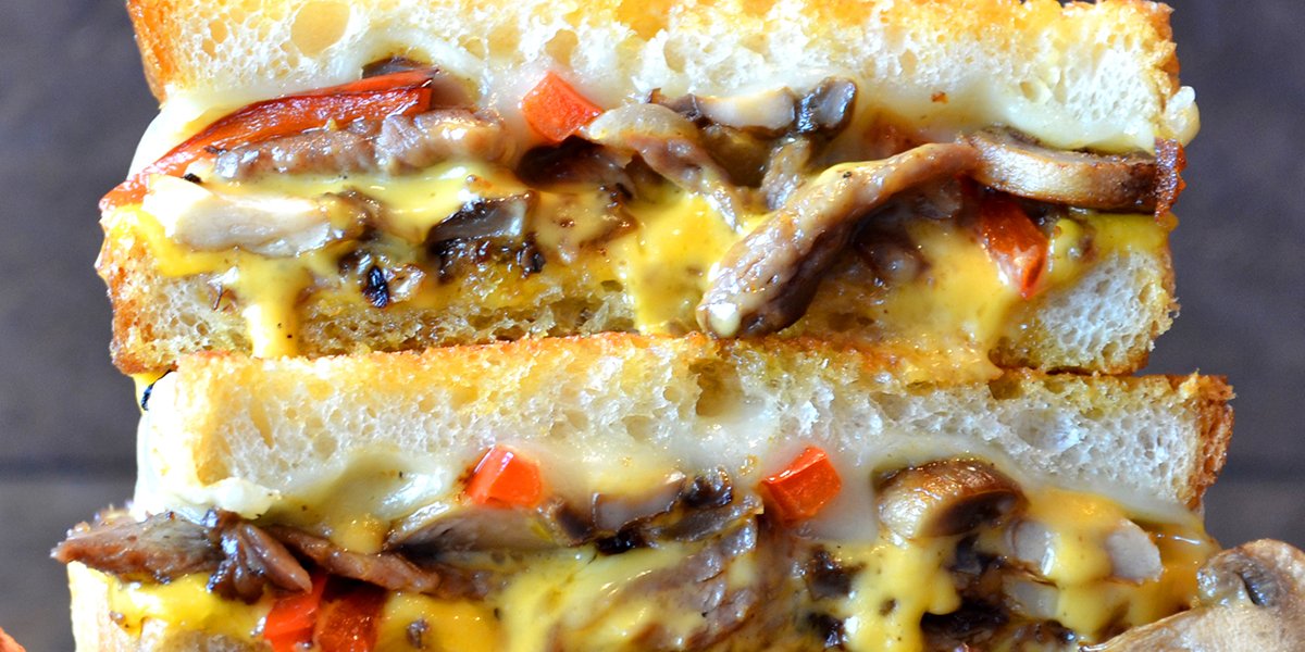 Order Philly Grilled Cheese  food online from American Grilled Cheese Company store, Pittsburgh on bringmethat.com