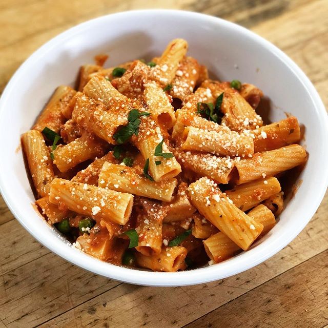 Order Rigatoni and Sausage alla Vodka food online from Ferrara Bakery store, Chicago on bringmethat.com