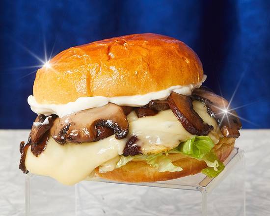 Order Smash Shroom Burger food online from 1-800-BURGERS! store, Hudson on bringmethat.com