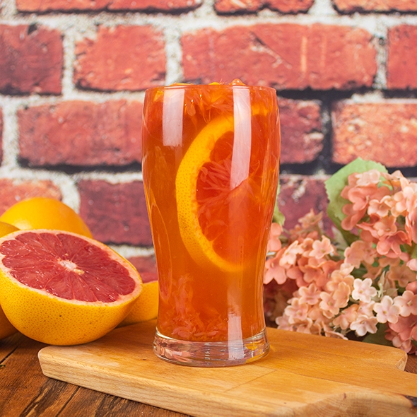 Order |Hot| Fresh Grapefruit Youzi Tea food online from Hello Jasmine store, Chicago on bringmethat.com