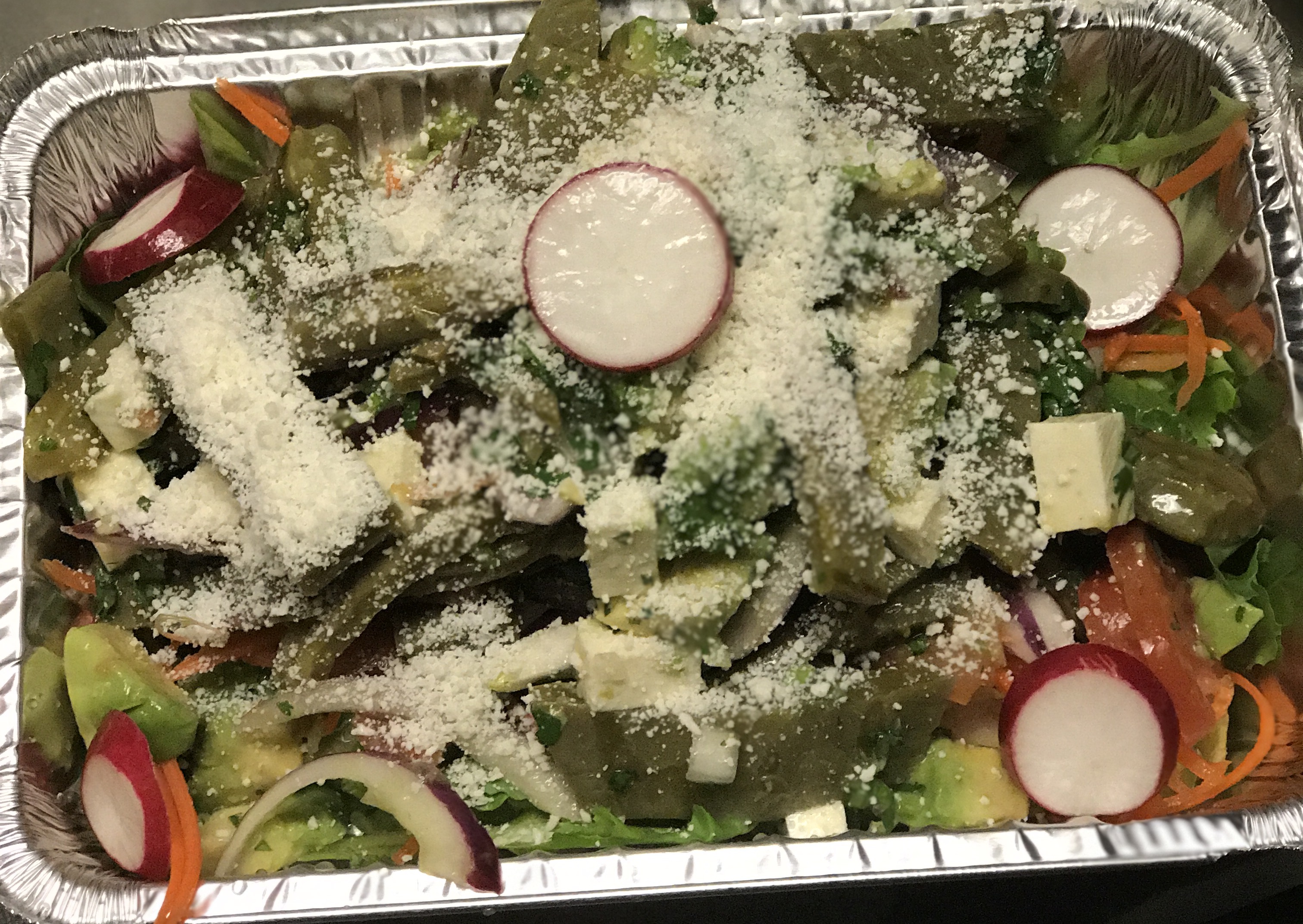 Order 14. Exotic Nopal Salad food online from Tacos Y Jugos Genesis store, Elmhurst on bringmethat.com