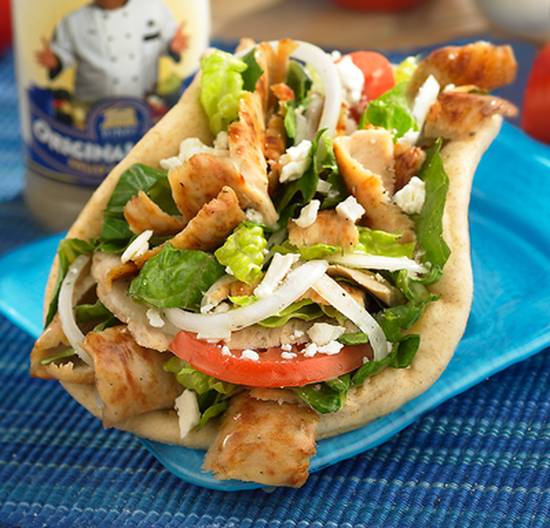 Order Chicken Gyros food online from Dino's Gyros store, Coon Rapids on bringmethat.com