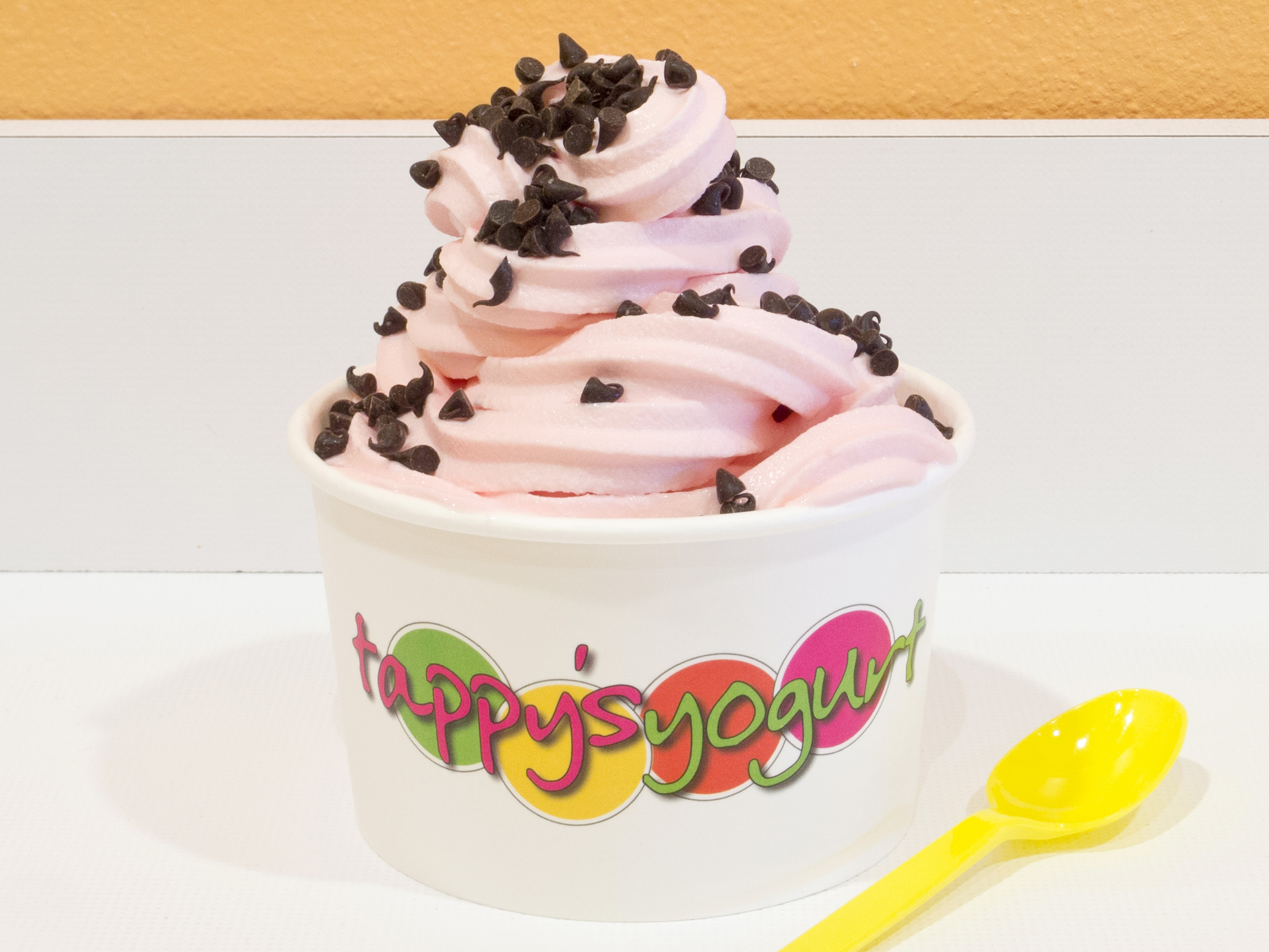 Order 14 oz. Strawberry Frozen Yogurt food online from Tappy Yogurt store, Lewisville on bringmethat.com