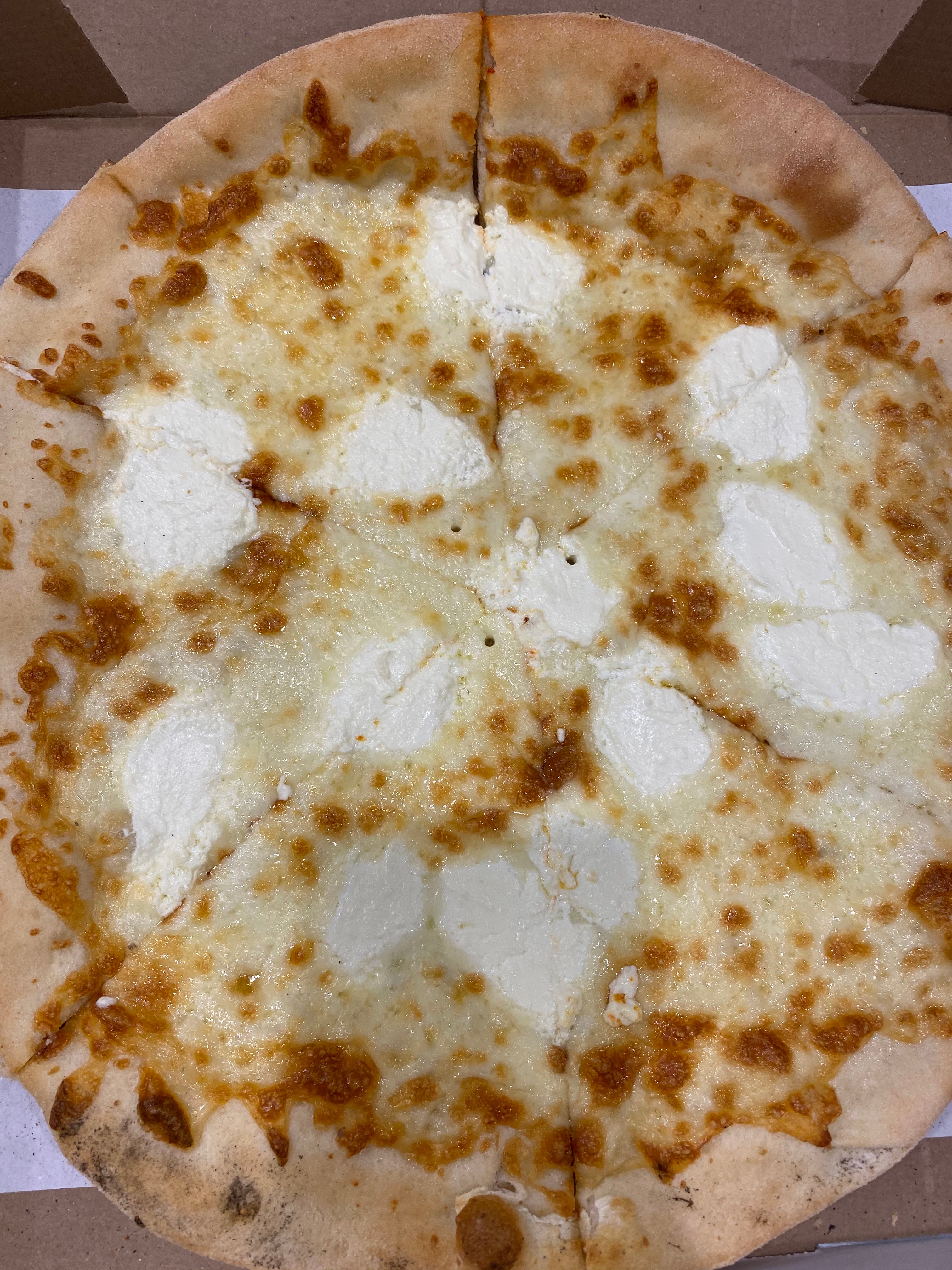 Order White Pizza - Personal 12" food online from Pop-Pop Ny Pizza store, Jackson Township on bringmethat.com