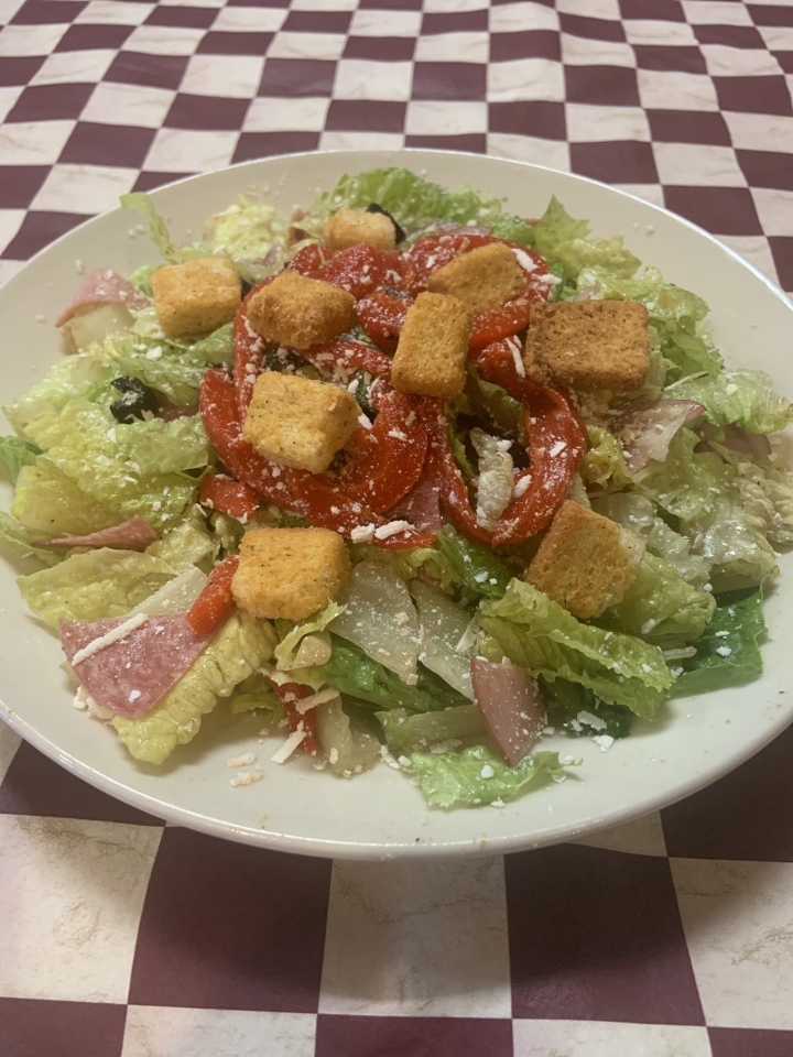 Order HALF Chop Salad food online from Trackside Pizza store, Puyallup on bringmethat.com