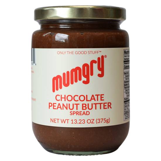 Order Mumgry Chocolate Peanut Butter 375g Jar food online from Everyday Needs by Gopuff store, Clovis on bringmethat.com