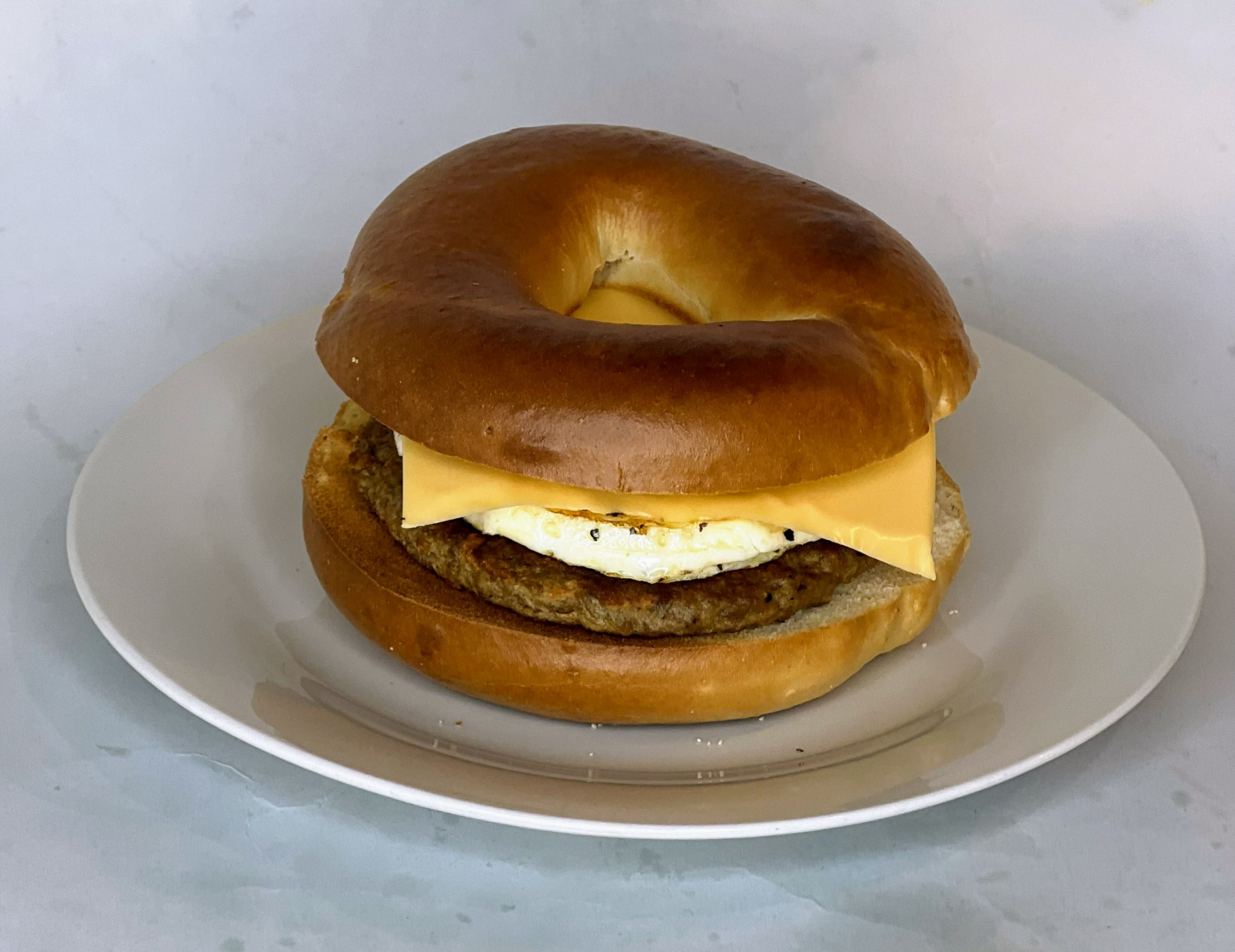 Order Sausage Egg & Cheese. food online from Mr Thomas Diner store, Rochester on bringmethat.com