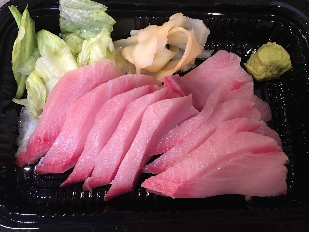 Order 36. Hamachi Sashimi food online from Sushi Kinta store, San Francisco on bringmethat.com