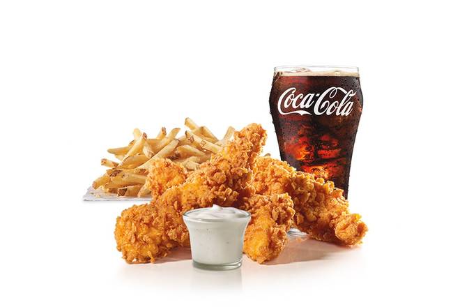 Order 3 Piece - Hand-Breaded Chicken Tenders™ Combo food online from Hardee 2837 store, Chesapeake on bringmethat.com