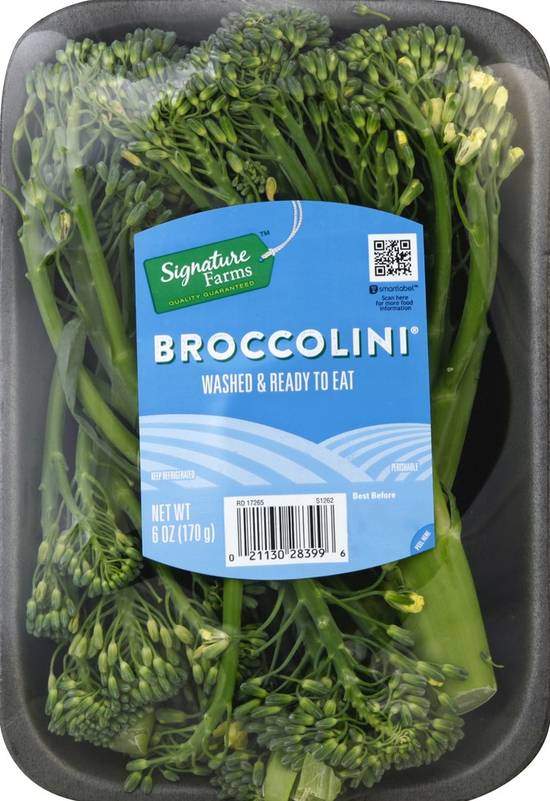 Order Signature Farms · Washed and Ready to Eat Broccolini (6 oz) food online from ACME Markets store, Philadelphia on bringmethat.com