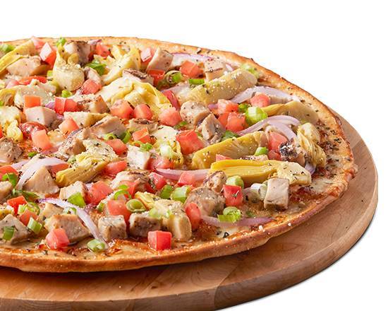 Order 10" Tuscan Garlic Chicken food online from Pizza Guys store, Hayward on bringmethat.com