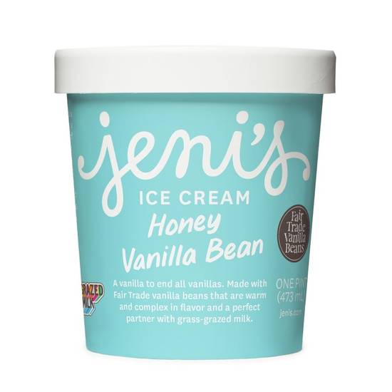 Order Honey Vanilla Bean Pint food online from Jeni Splendid Ice Creams store, Nashville on bringmethat.com