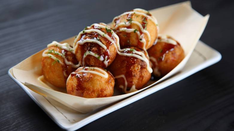 Order Takoyaki (8 Pieces) food online from Nakato Wisteria store, Myrtle Beach on bringmethat.com
